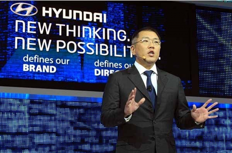 Hyundai Motor heir Chung raises his stake in company