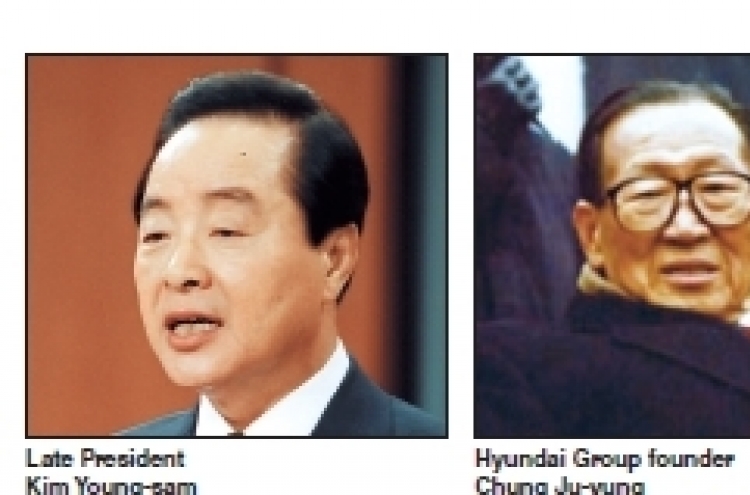 Ex-President Kim Young-sam’s relations with superrich