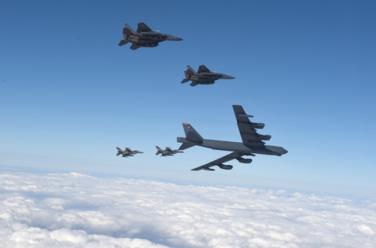 U.S. deploys B-52 bomber