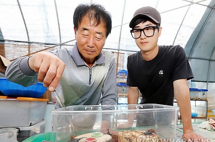 Korea's insect industry grows sharply over 4 years