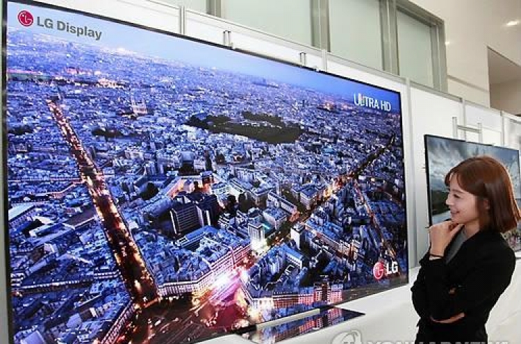 LG Display tops global UHD TV panel market in Q4