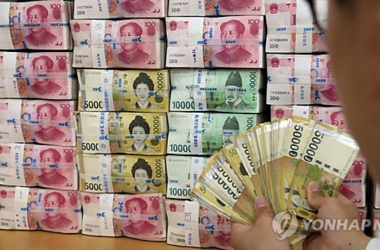 Korea's M2 money supply inches down in Dec.