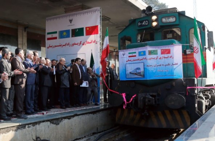 First 'Silk Road' train arrives in Tehran from China