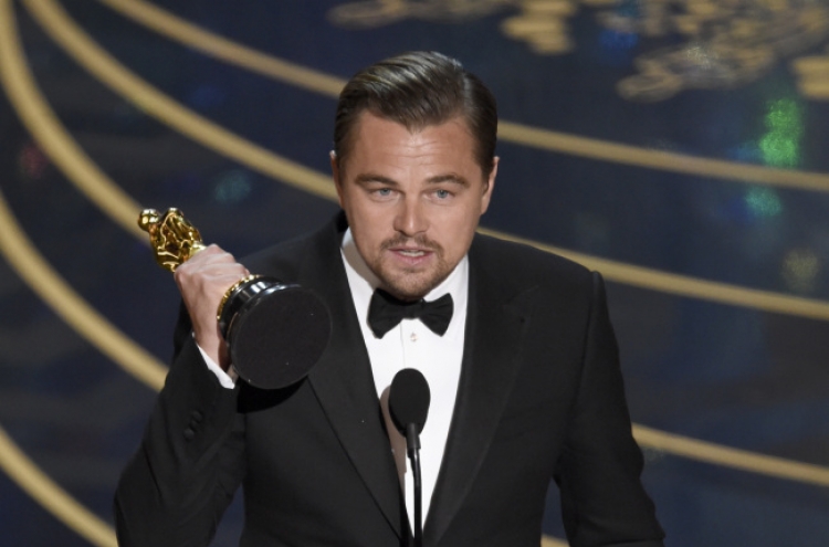 DiCaprio takes home his first Oscar