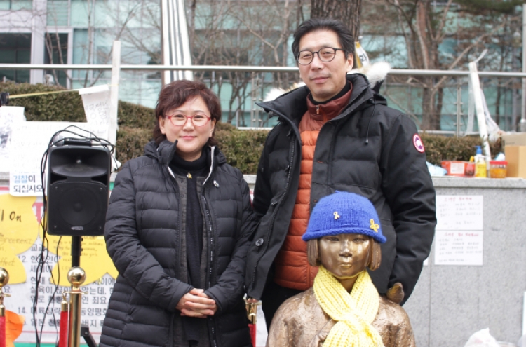 [Herald Interview] ‘Comfort women’ statues resonate with Koreans