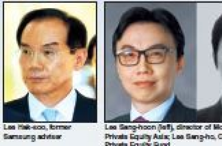 Private Equity heads with chaebol links