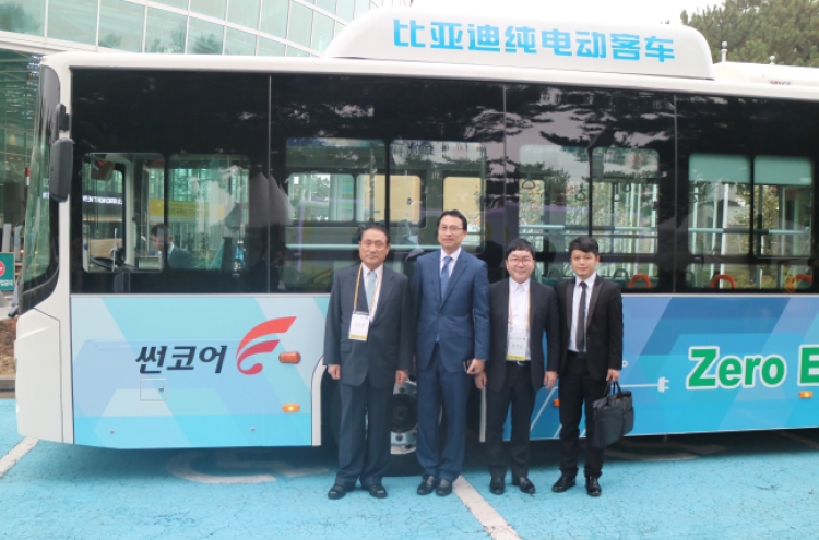 [EV Expo]  BYD set to debut electric bus K9 in Korea