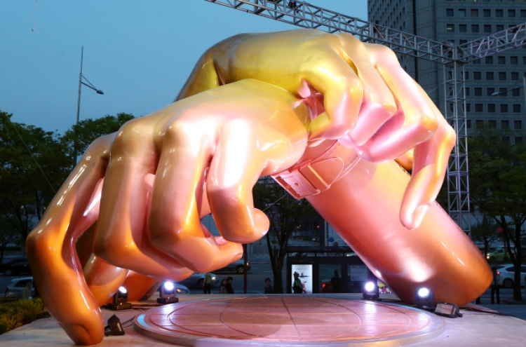 Psy's Gangnam Style returns as a landmark bronze sculpture