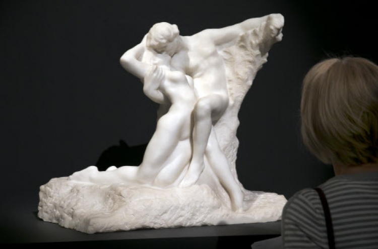 Marble Rodin sculpture fetches record price at NY auction
