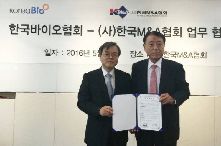 [Photo News] Korea’s leading biotech body partners with M&A association