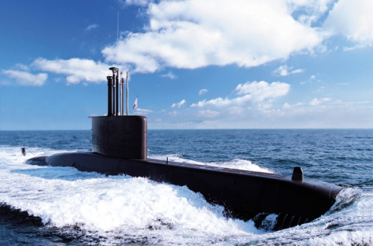 Navy assembles first homegrown submarine