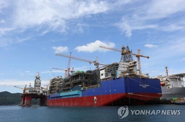 Top nine shipyards sit on over 100 trillion won of debt