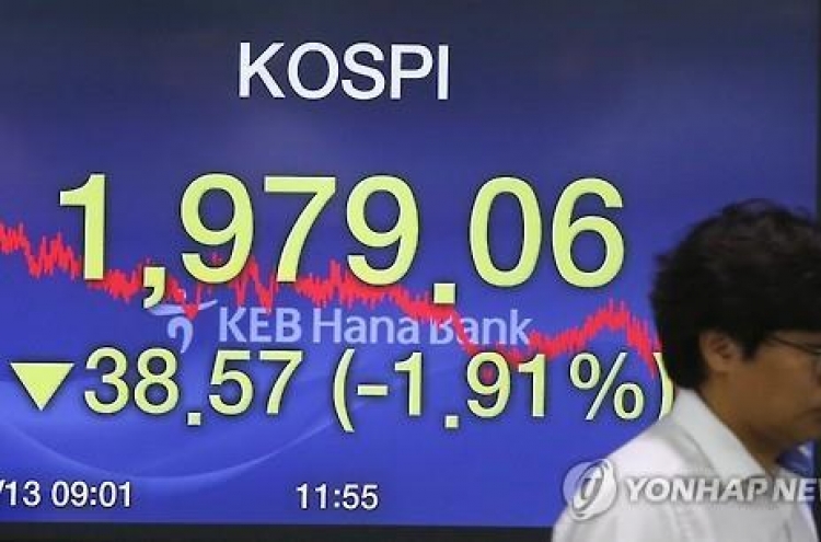 Korea's financial market stung by Brexit rout