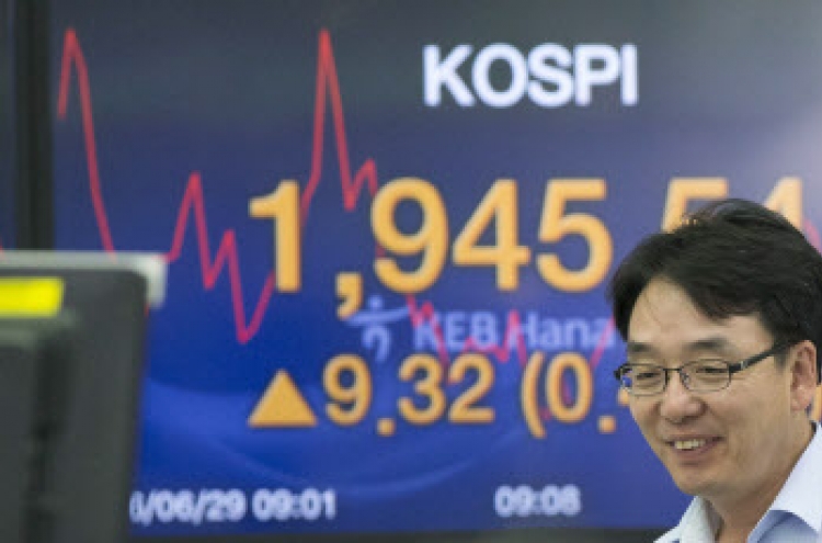 Seoul stocks open higher on US gains, stimulus steps