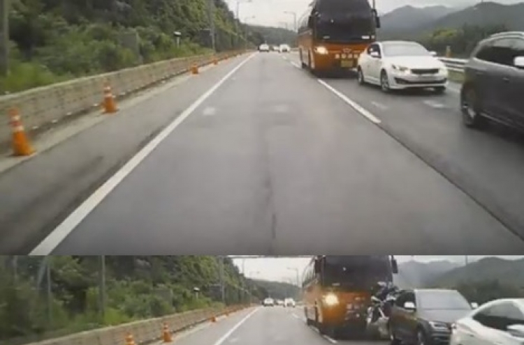 Bus driver in pileup dozed off while driving