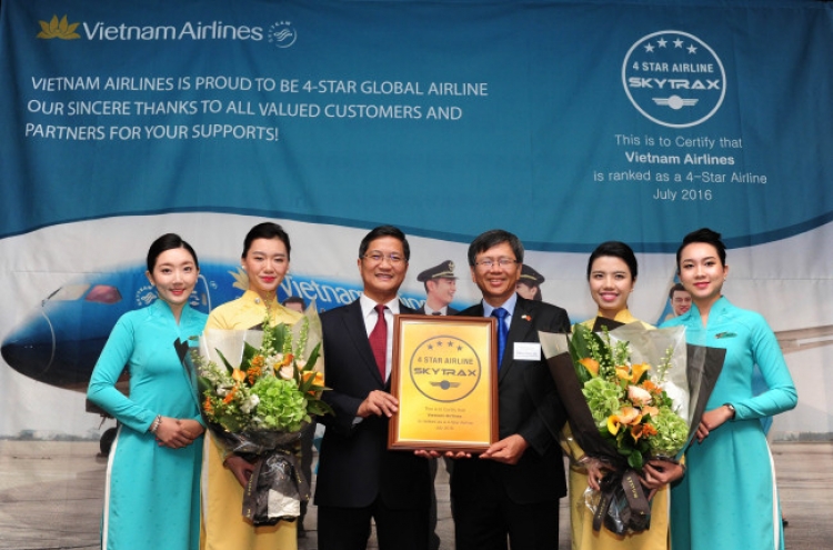 Vietnam Airlines recognized as 4-star airline