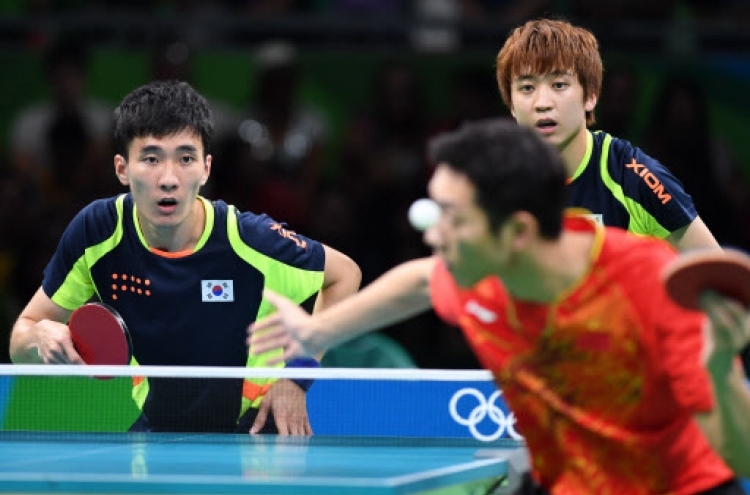 Korea succumbs to China in men's team table tennis semis