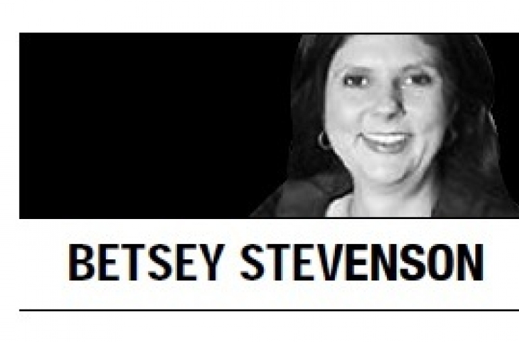 [Betsey Stevenson] Progress toward gender equality