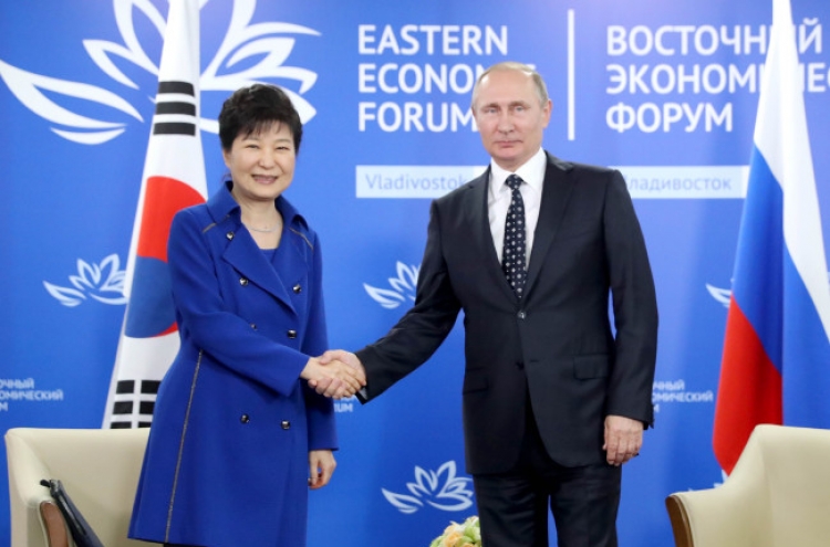 Park, Putin united against NK nuke