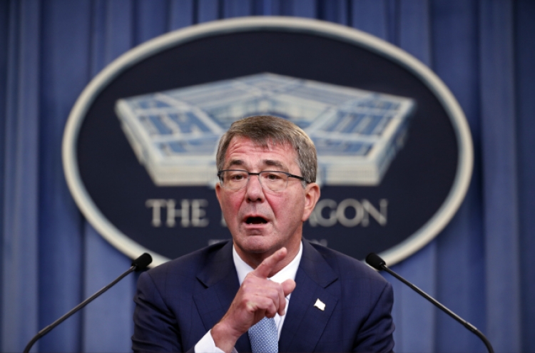 Carter calls for ramping up pressure on N. Korea