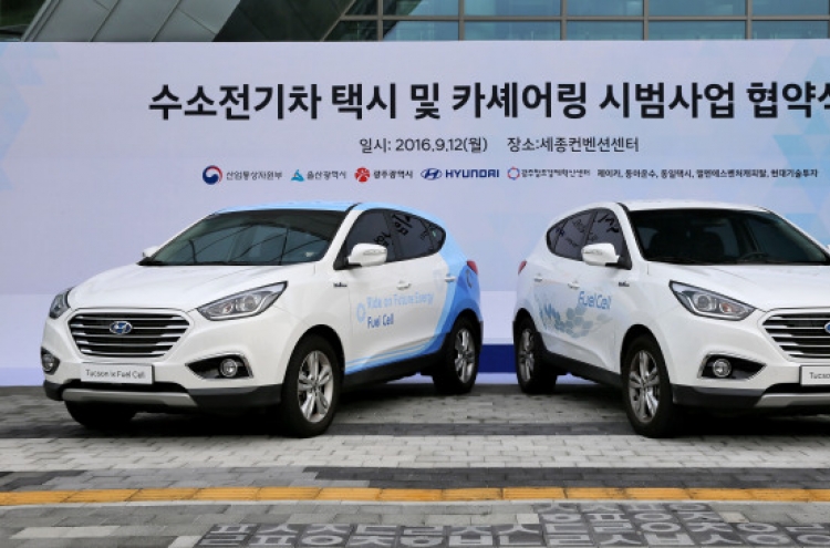 Hyundai Motor bets on hydrogen fuel-cell cars