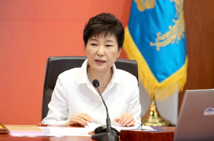 Park calls for strong, effective sanctions upon NK nuke