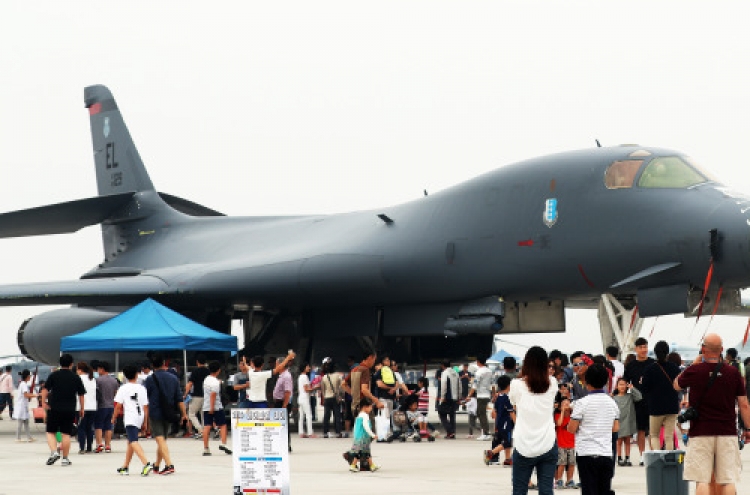 B-1B Lancer bombers opened to public in Korea