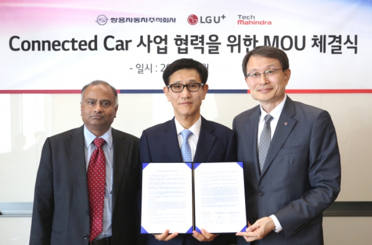 Ssangyong, LG Uplus, Tech Mahindra team up for connected cars