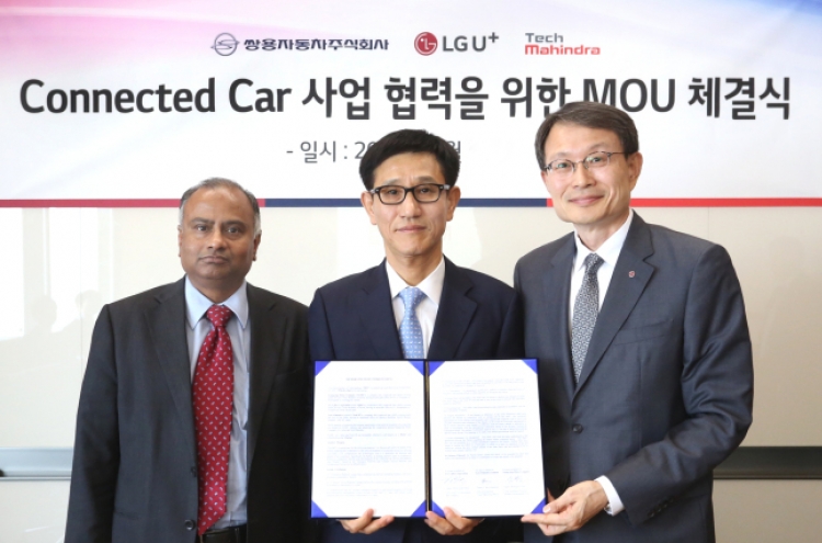 LG Uplus partners with Ssangyong, Tech Mahindra for connected cars