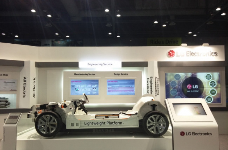 LG Electronics completes EV parts plant in China