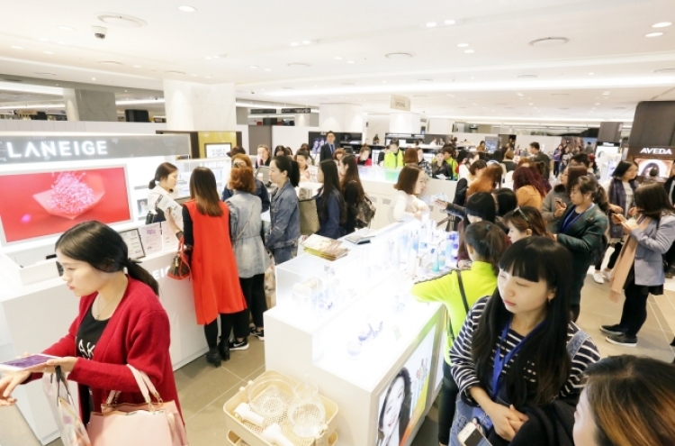Sales at department stores up 10% on Korea Sales Festa