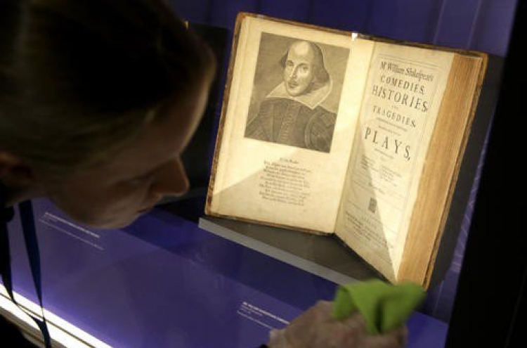 Early editions of Shakespeare’s plays get rare public view