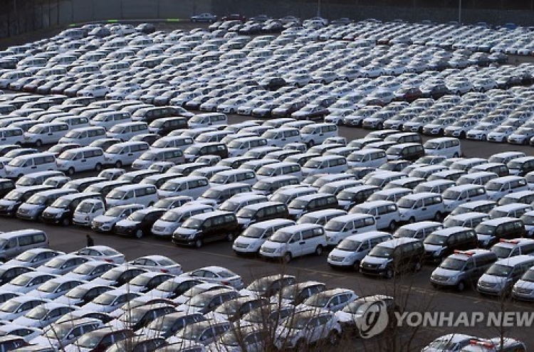 Auto sales in Korea to retreat for 2nd year in 2017: report