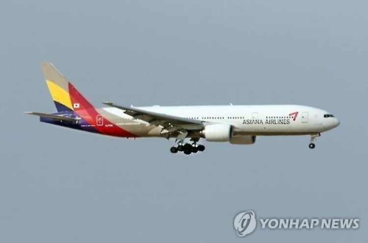 Asiana Airlines posts 152.6 bln-won net in Q3