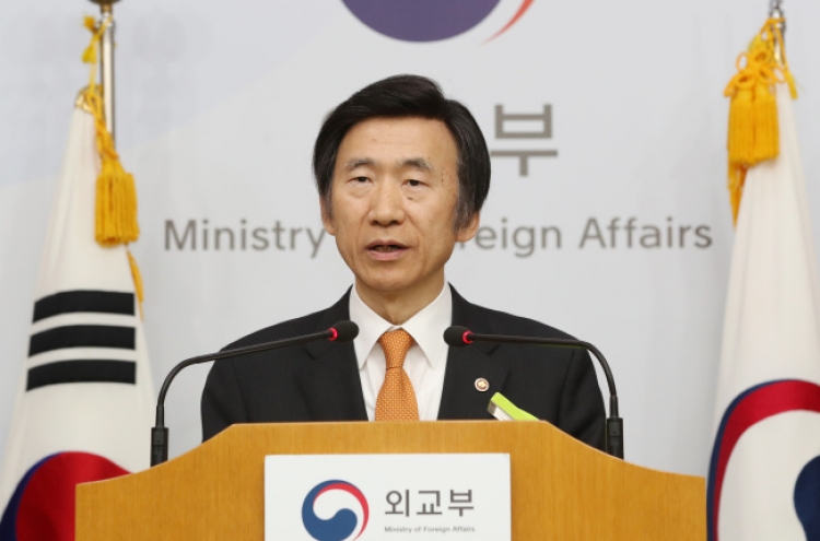 Seoul, Washington, Tokyo to synchronize standalone sanctions on NK: foreign minister