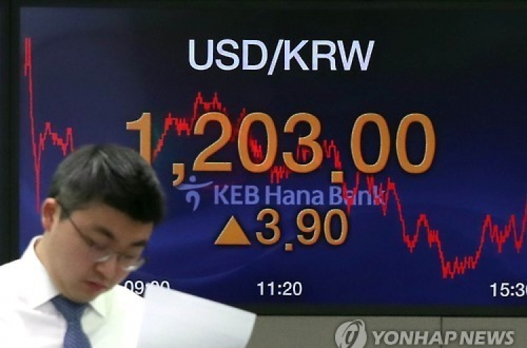 S. Korea keeps close eye on won's weakness against US dollar