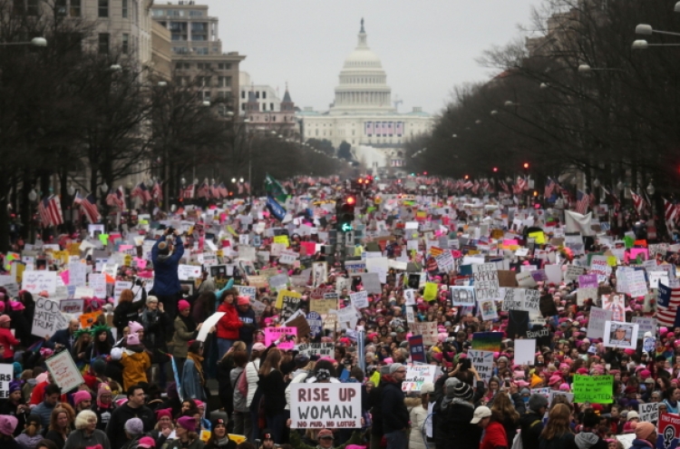 Women’s marches draw millions in resistance to Trump