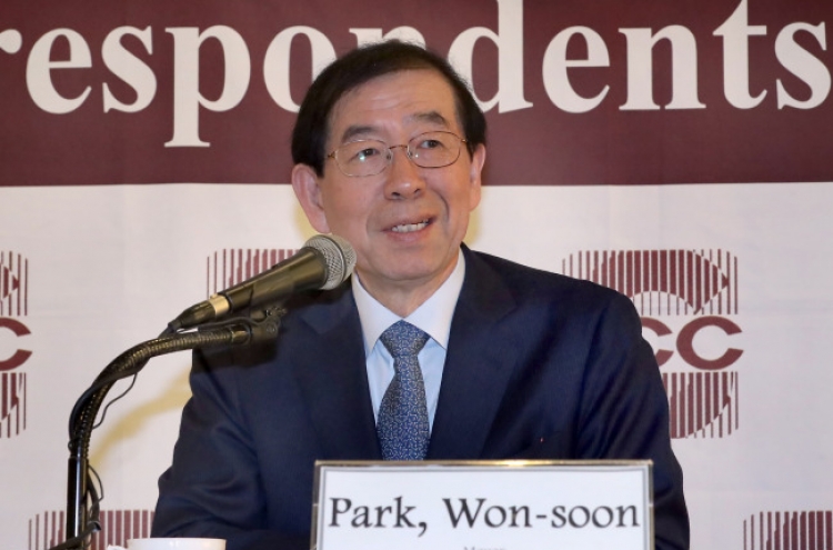 Signaling presidential ambition, Seoul mayor touts reformist leadership