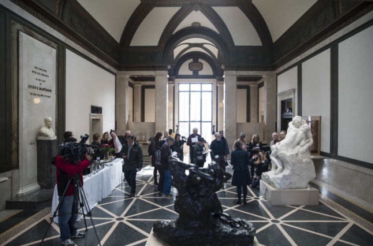 Rodin Museum fetes sculptor with passion-themed installation