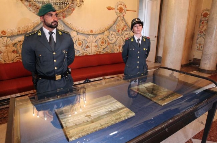 Stolen Van Goghs on show in Naples