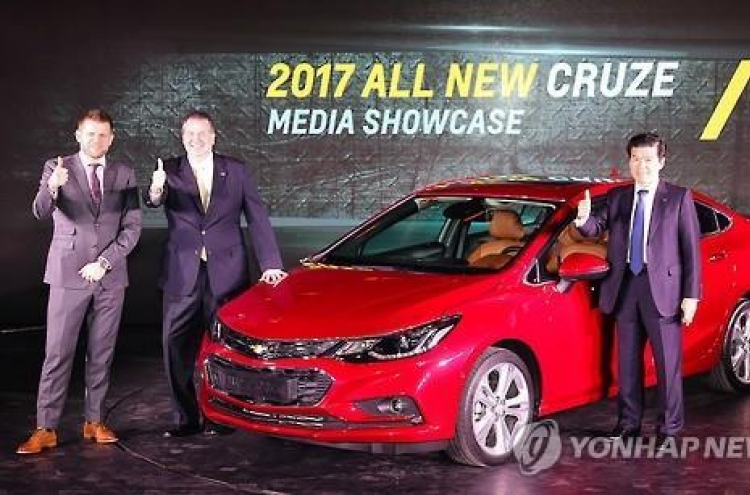 GM Korea sets domestic sales target at 194,000 for 2017