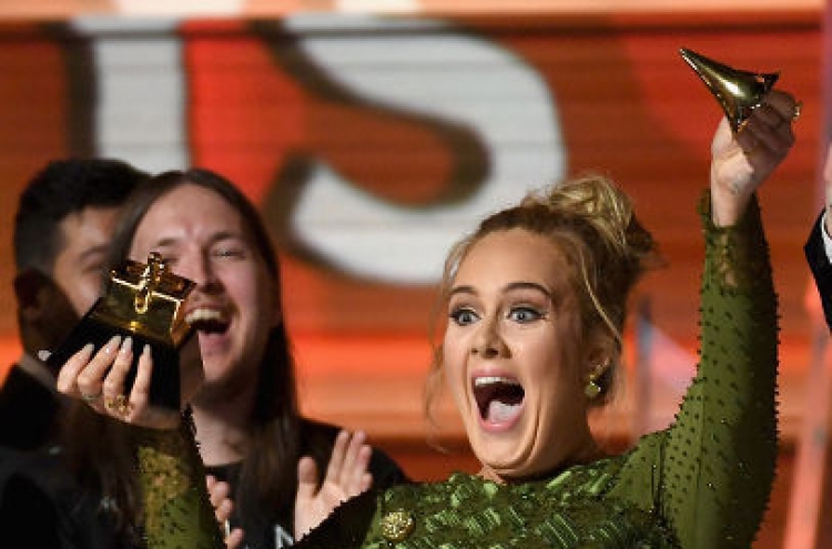 Adele sweeps Grammys Awards with 5 wins, Bowie wins 4