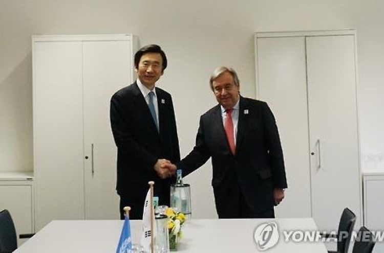 UN chief urges N. Korea to work toward denuclearization