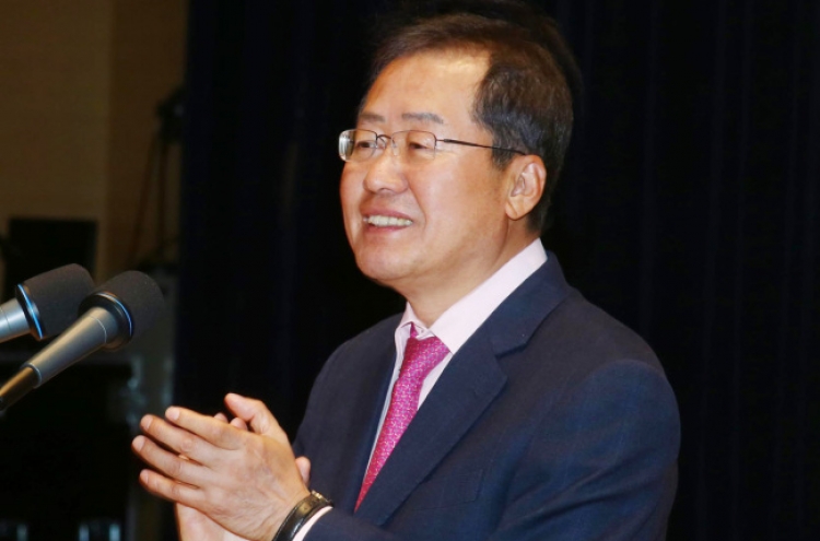 Hong Joon-pyo emerges as presidential contender