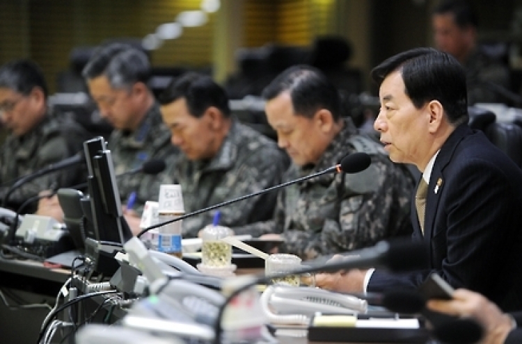 Defense chief calls for vigilance following Park's ouster