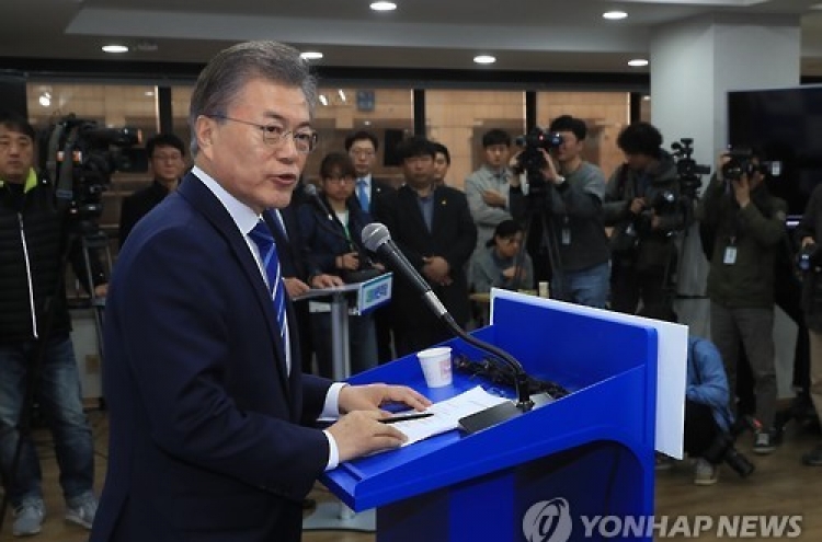 Moon dominates most regions in poll
