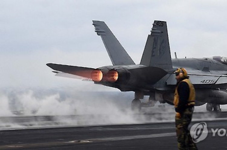 US carrier leads vigil in East Sea as tension grows over N. Korea