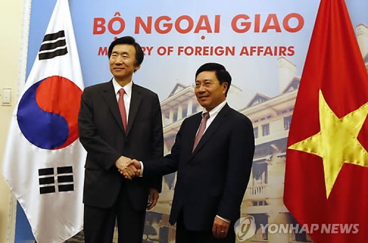 Top diplomats of S. Korea, Vietnam discuss cooperation on NK threats