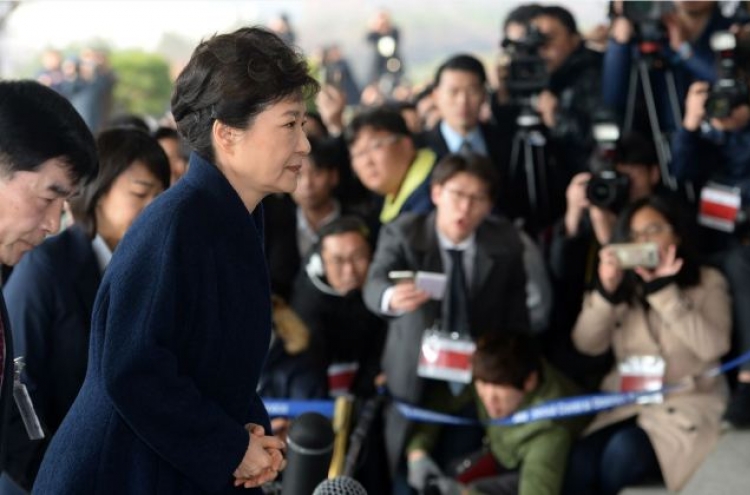 Park receives bribery grilling