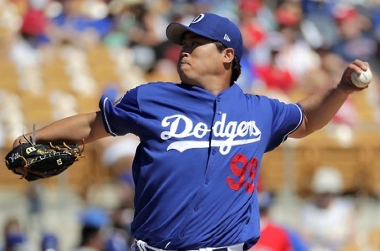 With solid spring outing, Dodgers' Ryu Hyun-jin on course for rotation return